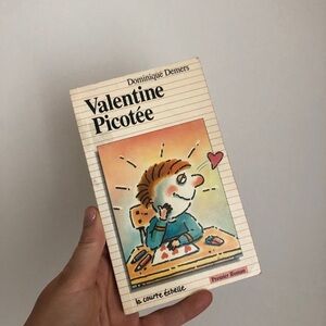 Vintage French Kid’s “Valentine Picotée” Book by Dominique Demers